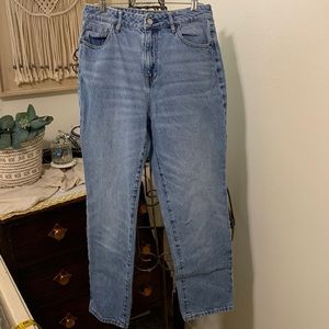 Pacsun Faded High Rise Mom Tapered Jeans Size 28